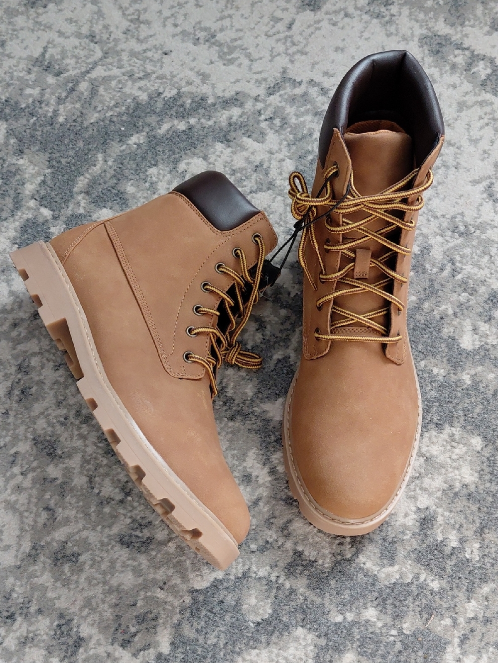 Target Men's Brown/Tan Lace-Up Work Boots